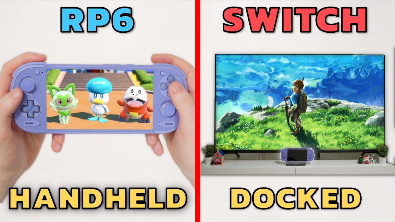 Retroid Pocket 6 Switch Emulation - Handheld & Docked