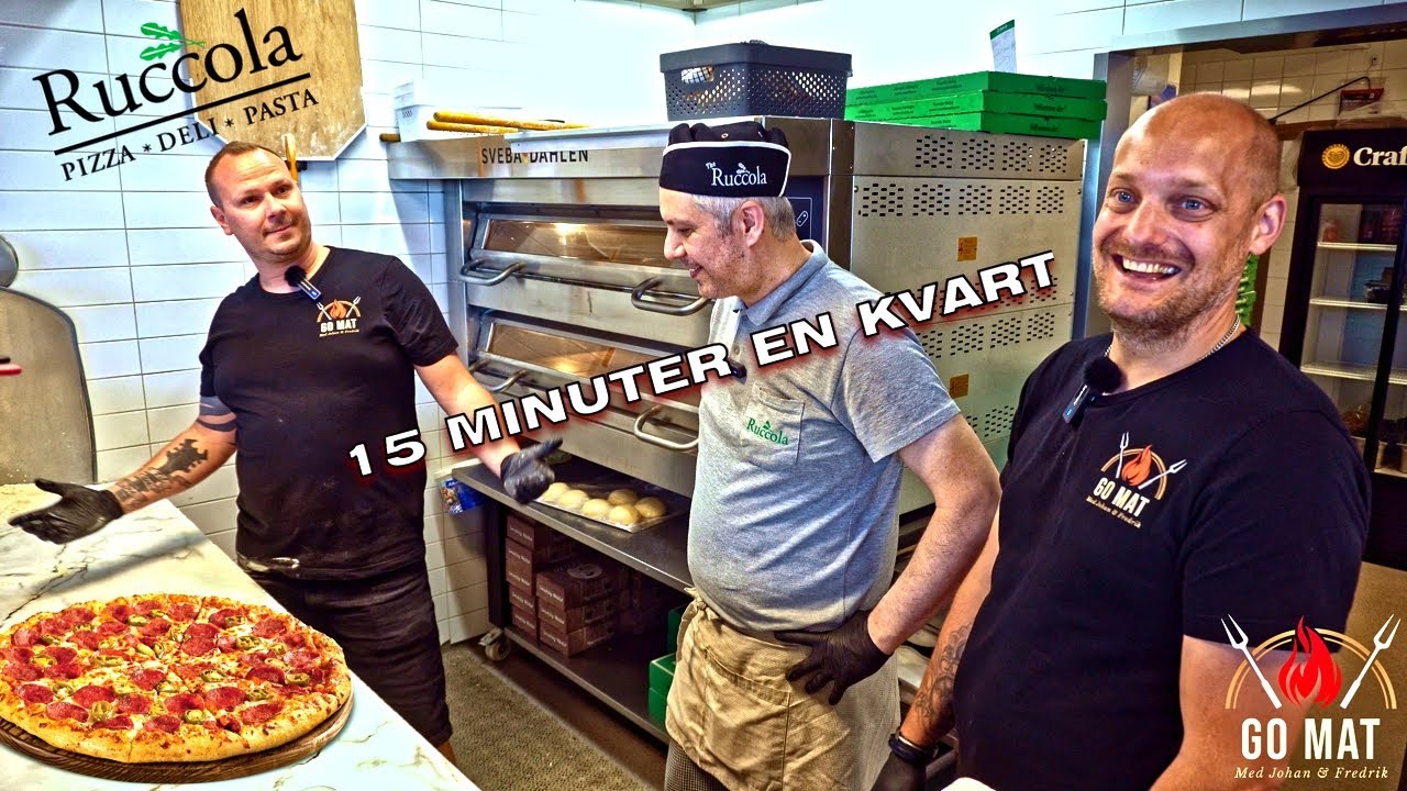 LÄR DIG BAKA PIZZA SOM ETT PROFFS! | Go Mat