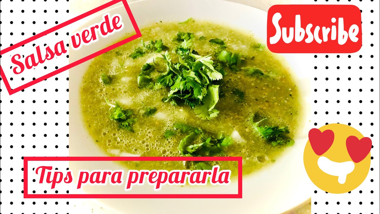 SALSA VERDE MEXICANA, TIPS para que no salga AMARGA O ACIDA 🔴 Laura recetas y más ‼️