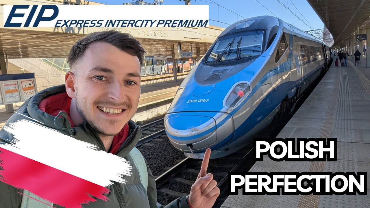 УДИВИТЕЛЬНЫЙ первый класс в самом ПРЕМИАЛЬНОМ поезде Польши | PKP EIP First Class Experience