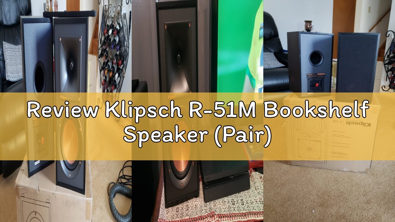 Review Klipsch R-51M Bookshelf Speaker (Pair)