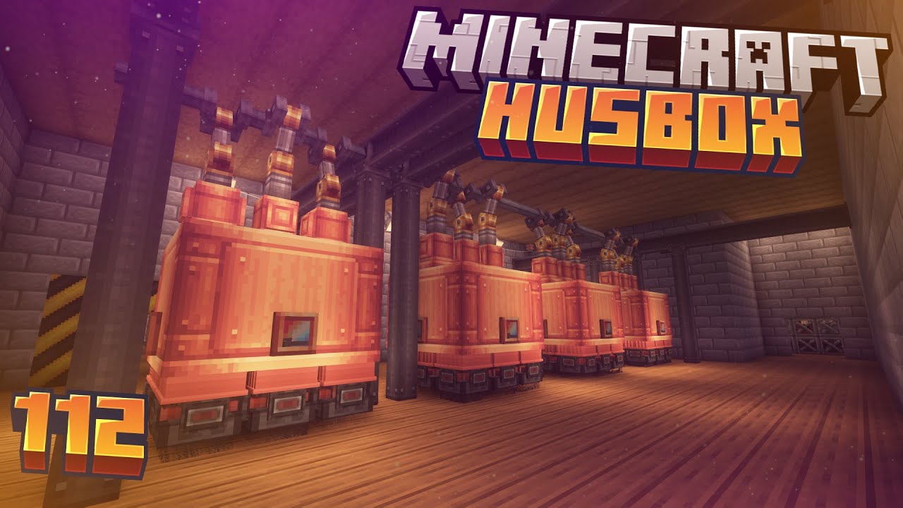 SILNIKI PAROWE | Minecraft HusBox ModPack #112 | Sezon 8