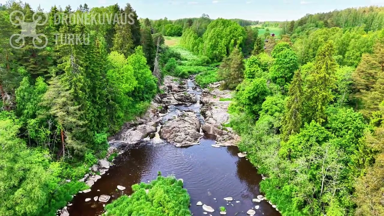 Nautelankoski, Lieto, Suomi | Dronekuvaus Turku