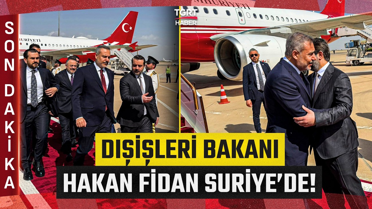 #SONDAKİKA | Dışişleri Bakanı Hakan Fidan Suriye'ye Gitti! Şara ve Zelenski ile G&ouml;r&uuml;şecek