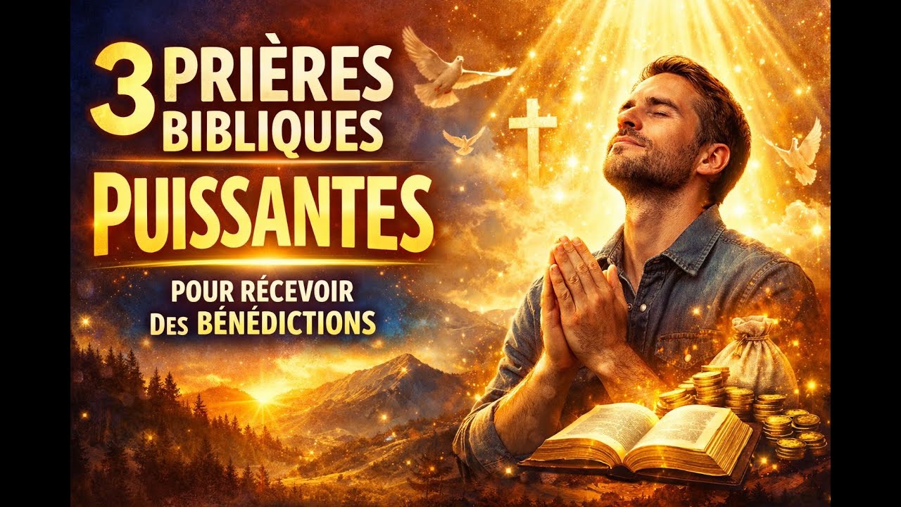 3 prières selon la Bible pour attirer la bénédiction