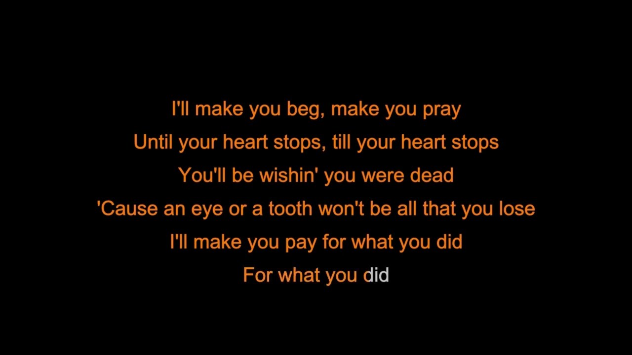 Coldrain - Vengeance (Karaoke)