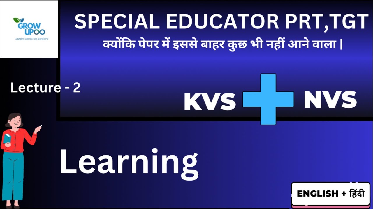 HUMAN LEARNING KVS/NVS SPECIAL EDUCATOR