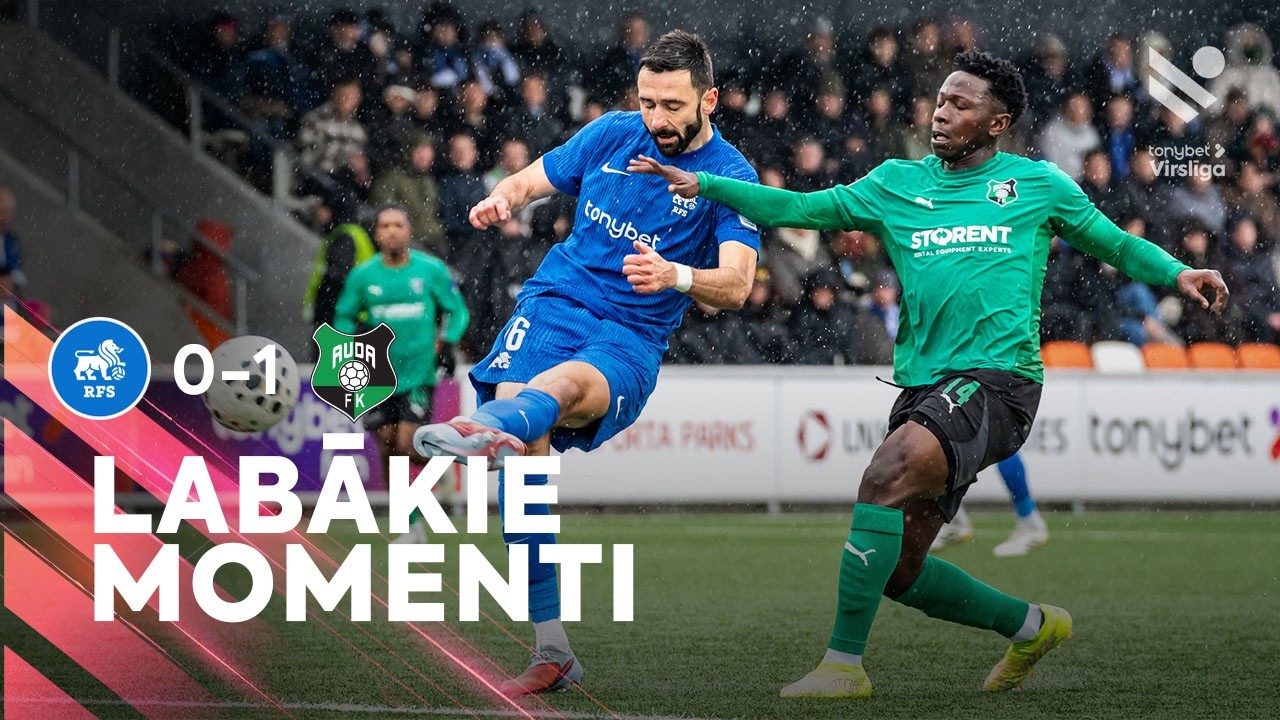 4. kārta: FC RFS 0:1 FK Auda (Labākie momenti)