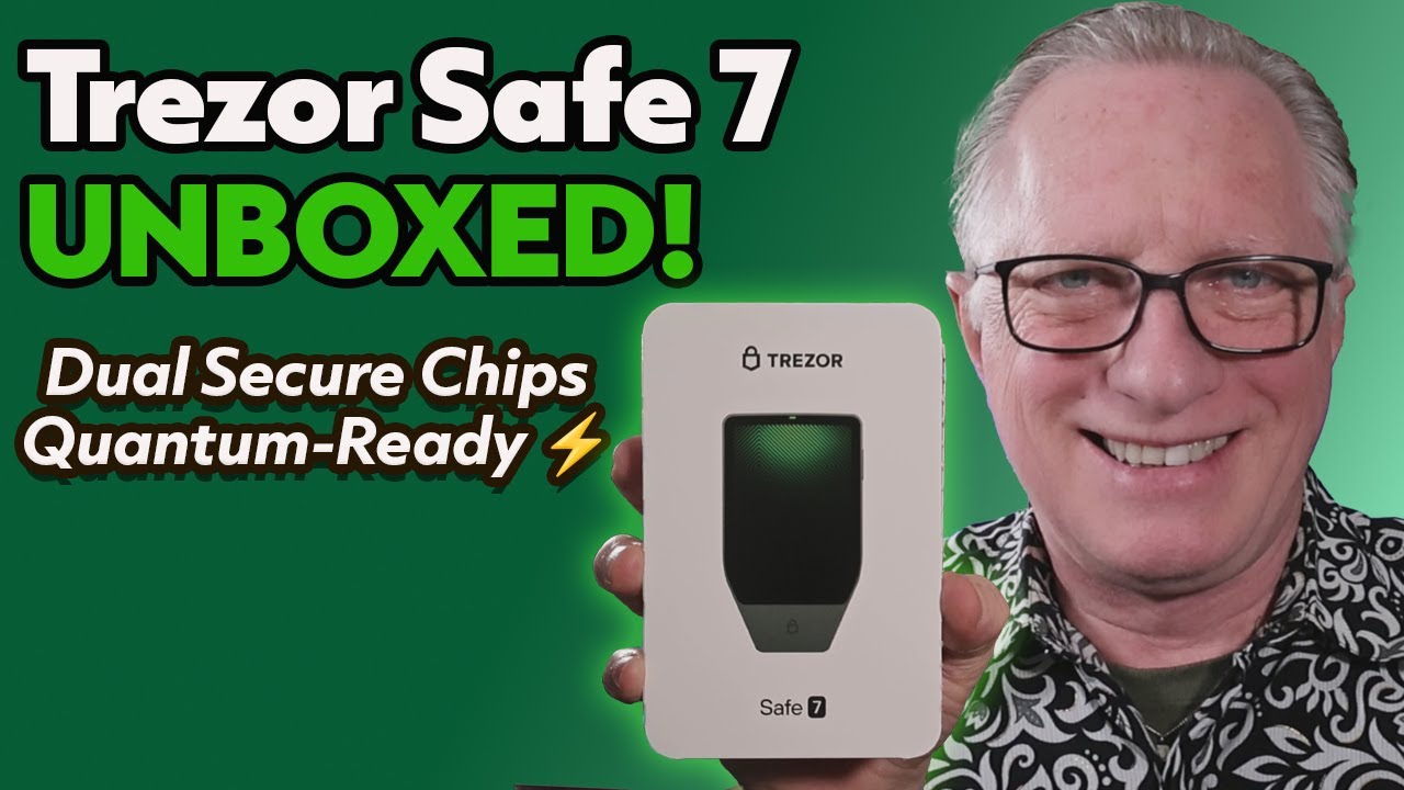 💡 Полное руководство по Trezor Safe 7 — первый в мире проверяемый защищенный элемент!