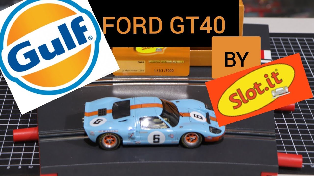 SLOTIT FORD GT40 GULF LIVERY EDITION