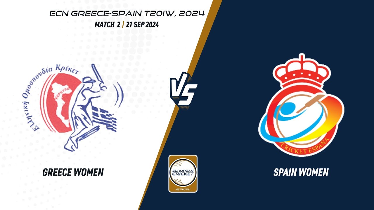 Match 2 - GRE-W vs ESP-W | Highlights | ECN Greece-Spain T20IW, 2024 | 21 Sep 2024 | ECN24.067
