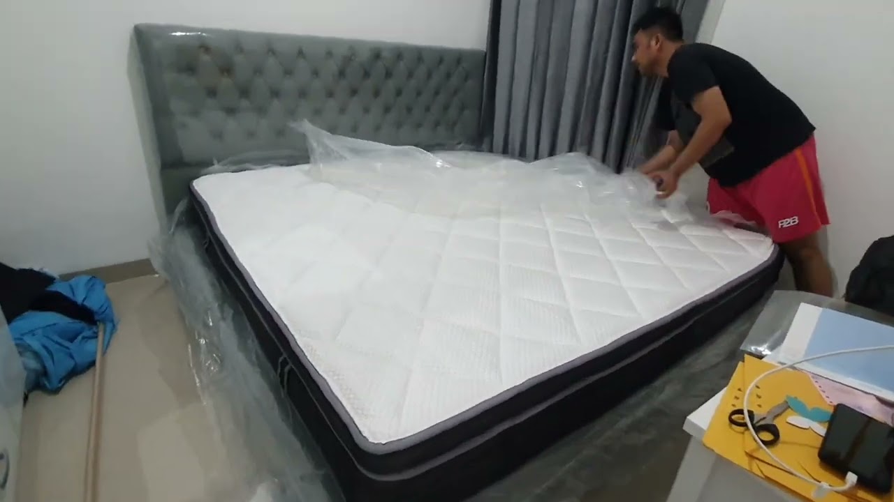 unboxing kasur in the box superking size 200x200