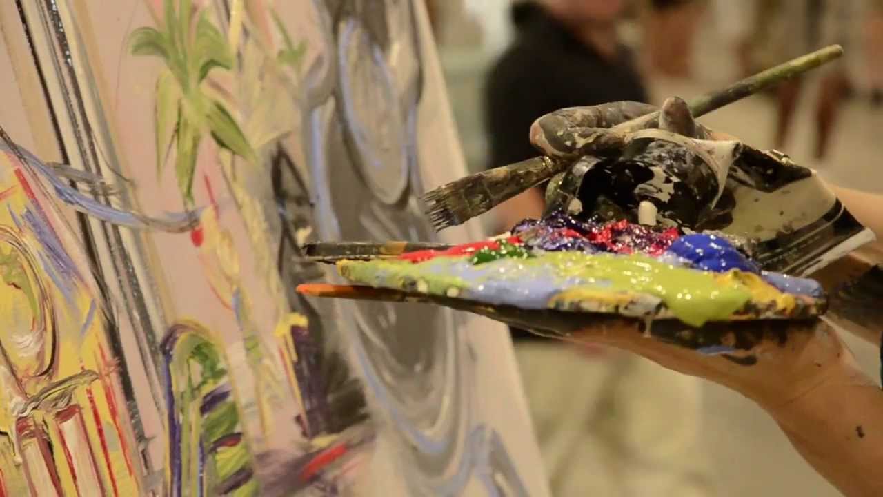 Music City Grand Opening | Paint Your Event - Artist Heidi Schwartz