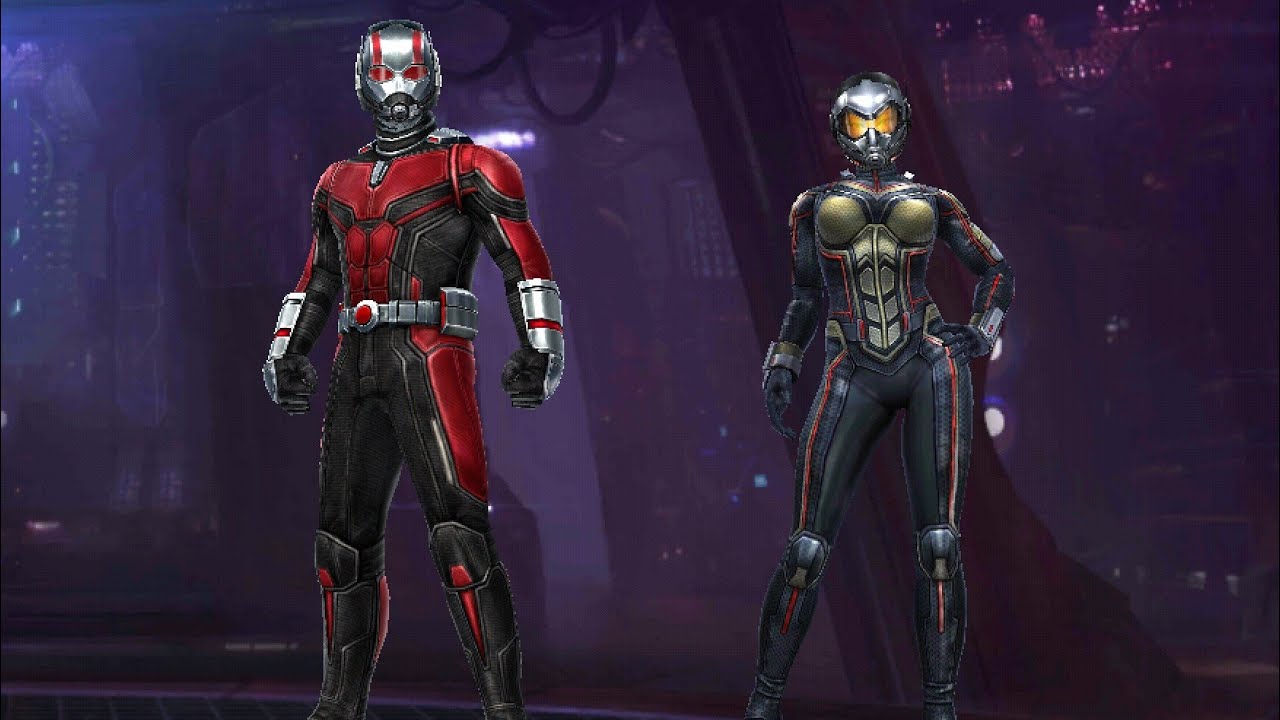 Building Antman & Wasp (Hope) with Antman & The wasp Uniforms [A&tW] - Marvel Future Fight