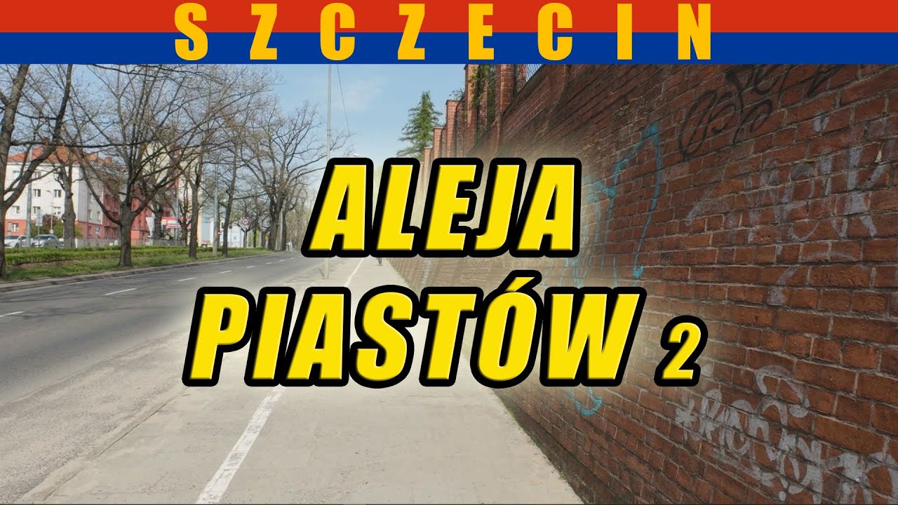 Aleja Piastów - zagłębie najbardziej wykształconych. Spacer po Szczecinie. Kwiecień 2024.