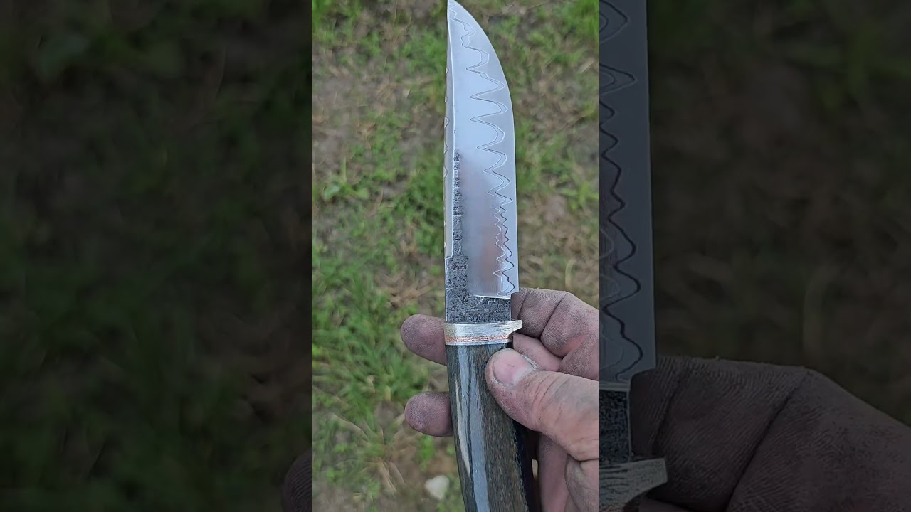 ді102мп, s90v #damascussteel #handmade #customknifemaker #damascusblade #forging