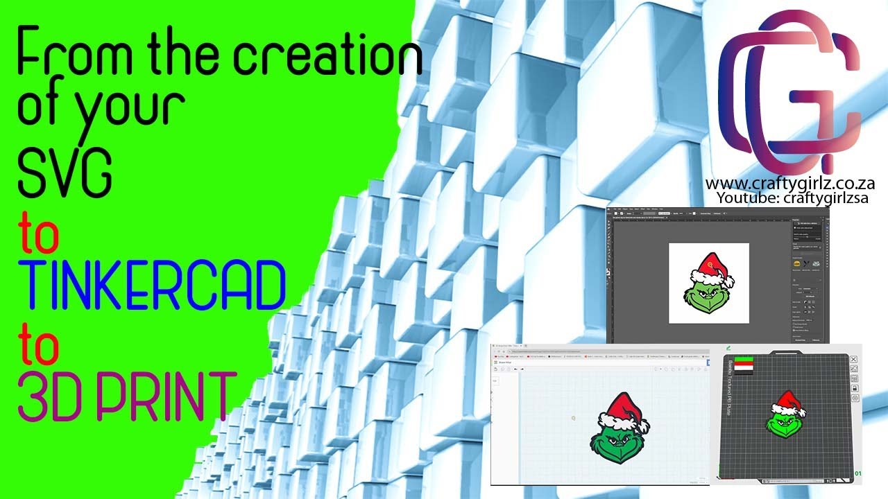 🎨 From SVG to 3D Print! | Illustrator + Tinkercad + Bambu Lab Studio Tutorial 🖨️✨