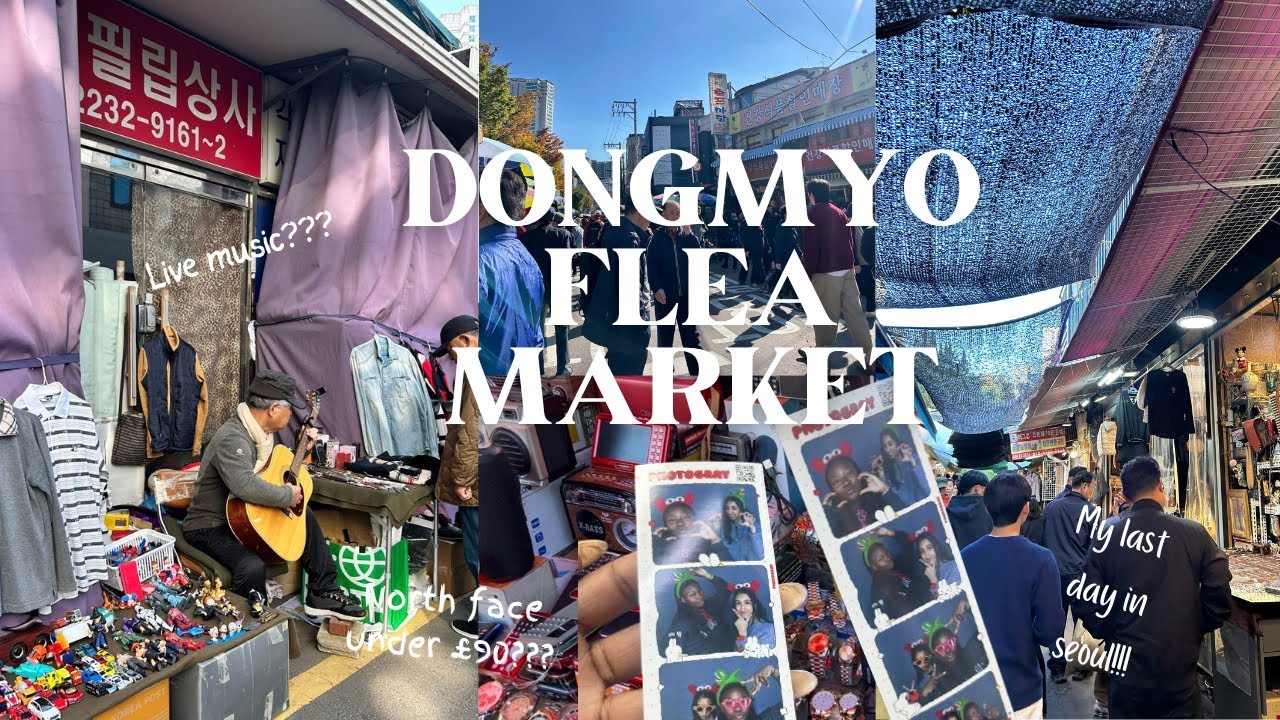 SHOPPING AT THE LARGEST FLEA MARKET IN SEOUL | Last day in Korea vlog