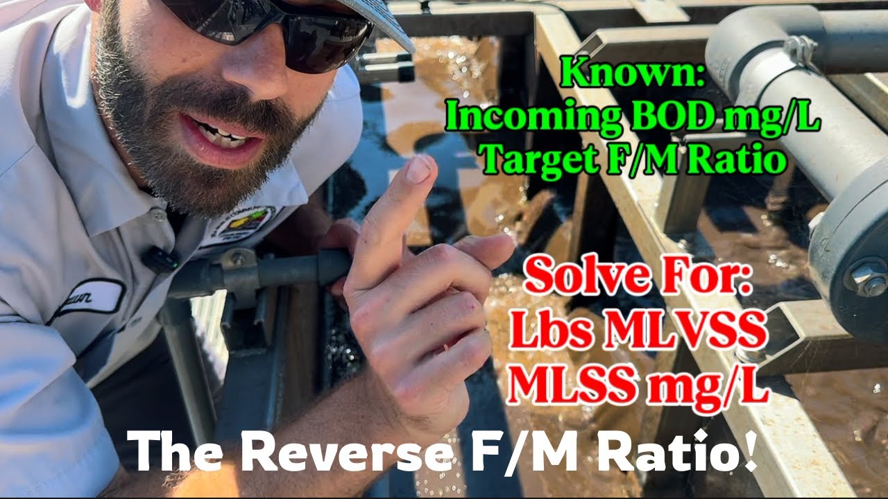 Поиск MLVSS и MLSS и корректировка соотношения F/M на станции очистки сточных вод с использование...