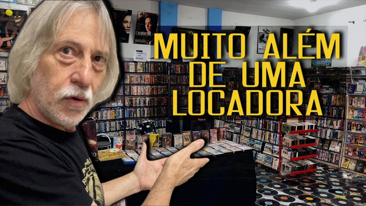 Fui na LOCADORA CHARADA - uma videolocadora que é mais do que você pensa!