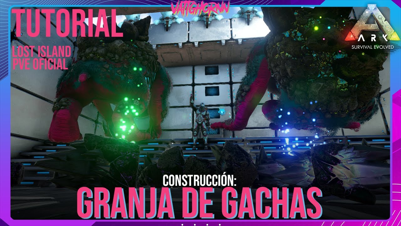 Construcción: Granja de Gachas | Lost Island | Ark PVE Oficial | #Vattghornn
