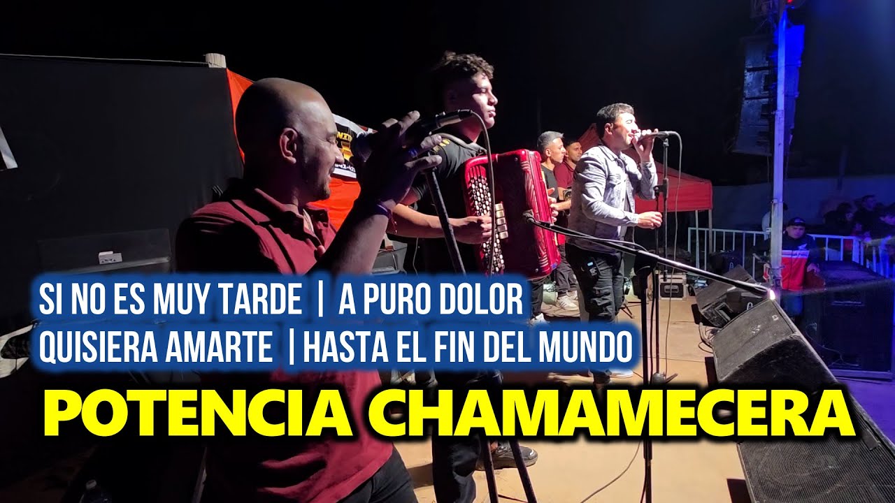 Potencia Chamamecera - Si no es muy tarde | A puro dolor | Quisiera amarte | Hasta el fin del mundo
