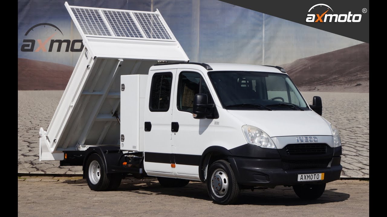 Iveco Daily 35C13 2012 2.3D 130 KM Doka Kiper Wywrotka Benne - Prezentacja aXmoto Mirsk