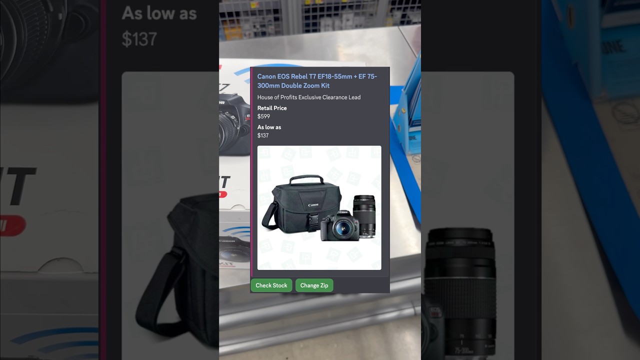 Canon Camera Hidden Clearance 😳 #hiddenclearance #instoredeals #deals #clearancedeals