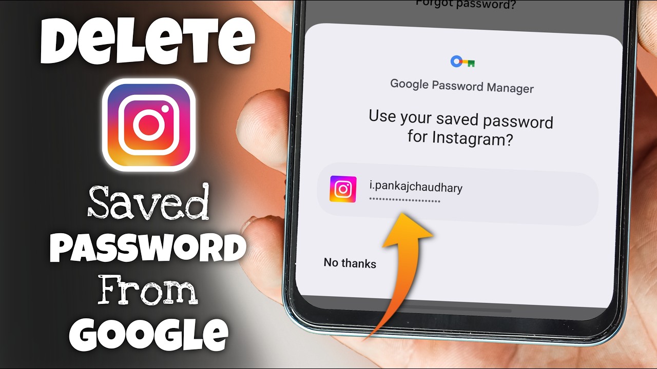 Delete Instagram Saved Password From Google | Use Your Saved Password for Instagram Kaise Hataye