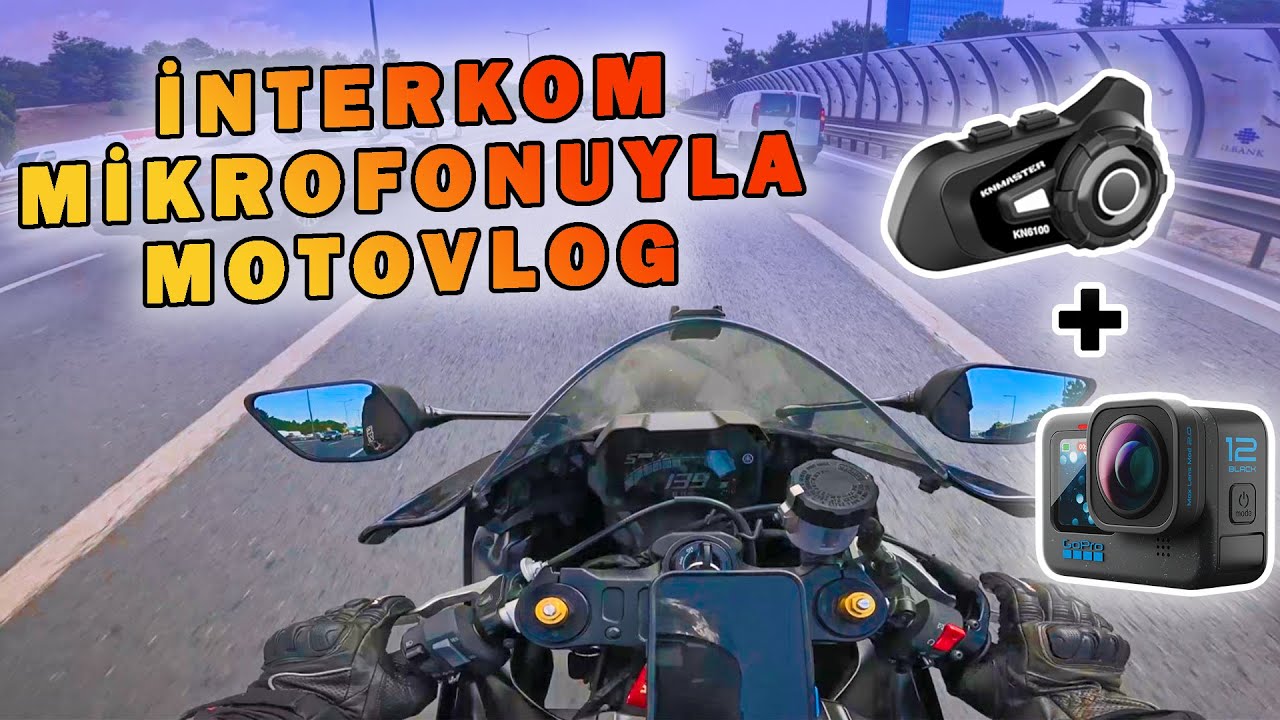 GOPRO HERO12 - İNTERKOM (KN6100) BAĞLANTISI | MotoVlog Çekilir mi?