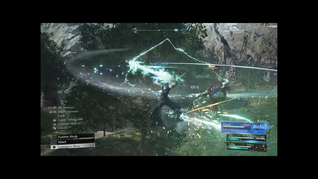 FINAL FANTASY VII REBIRTH Ultimate soldier Cloud mod air combo