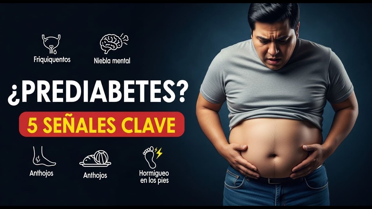 Tu CUERPO te AVISA ANTES del DIABETES:5 se&ntilde;ales de PREDIABETES que casi nadie reconoce