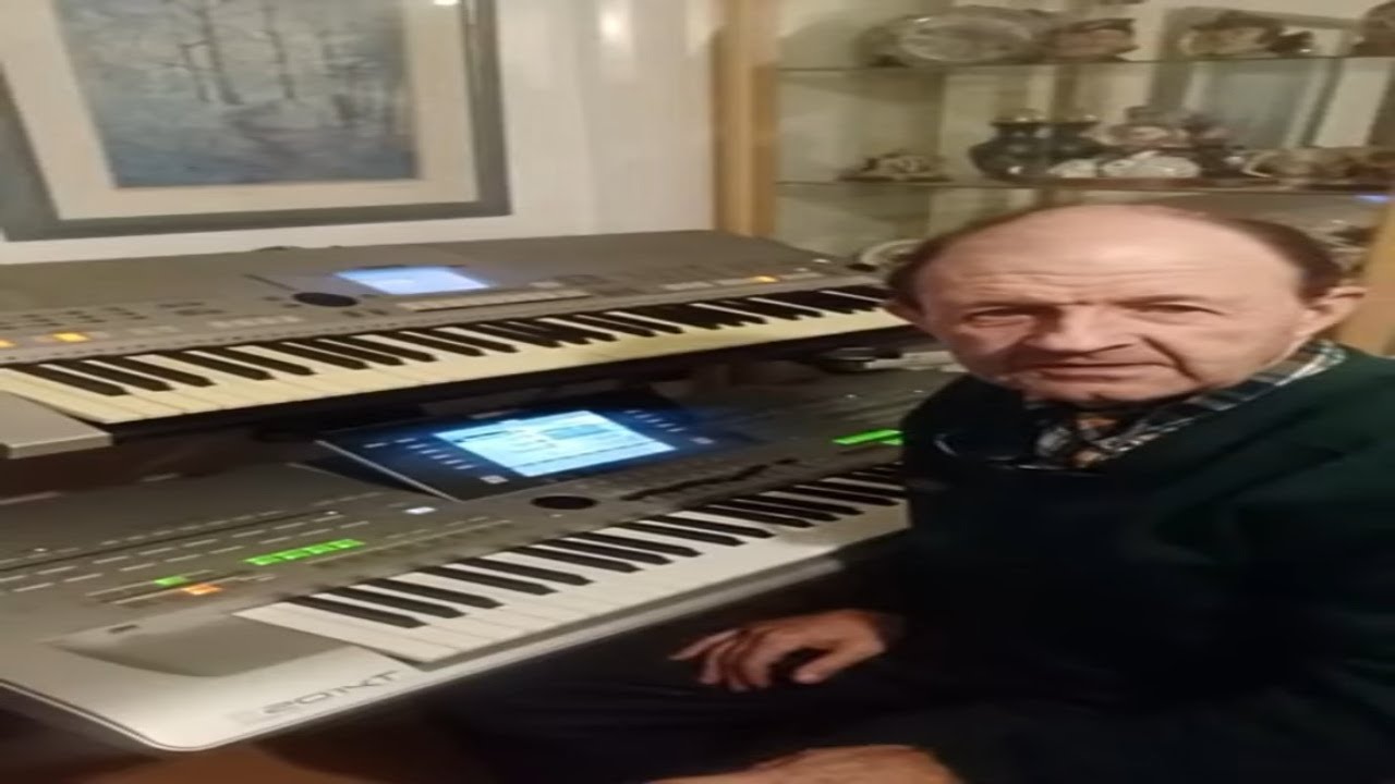 Live ambient keyboard music creation perfect-pitch performance