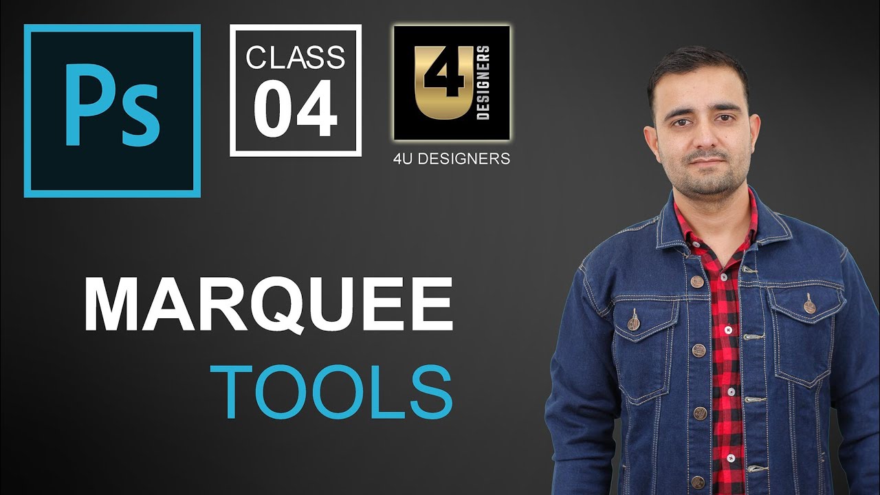 MARQUEE TOOL TUTORIAL | Complete Guide | Adobe Photoshop for Beginners in Hindi / Class 4
