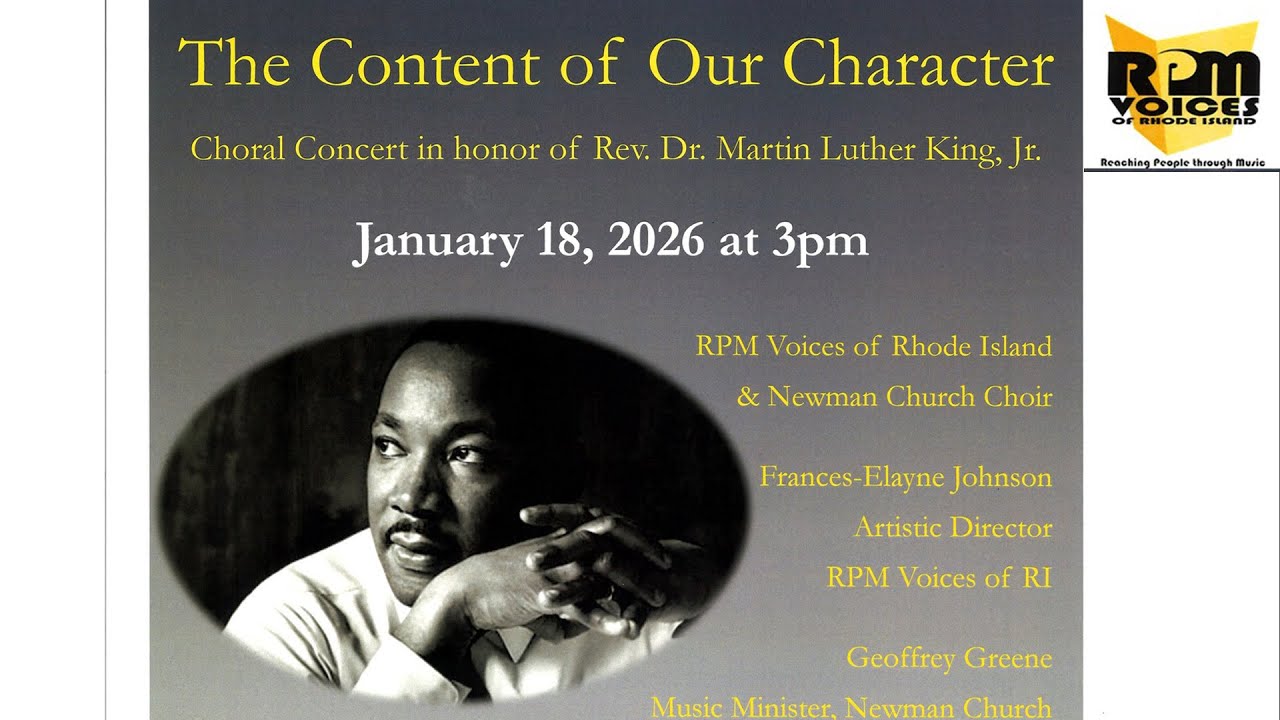 The Content of Our Character: A Choral Concert in Honor of Rev. Dr. Martin Luther King, Jr.
