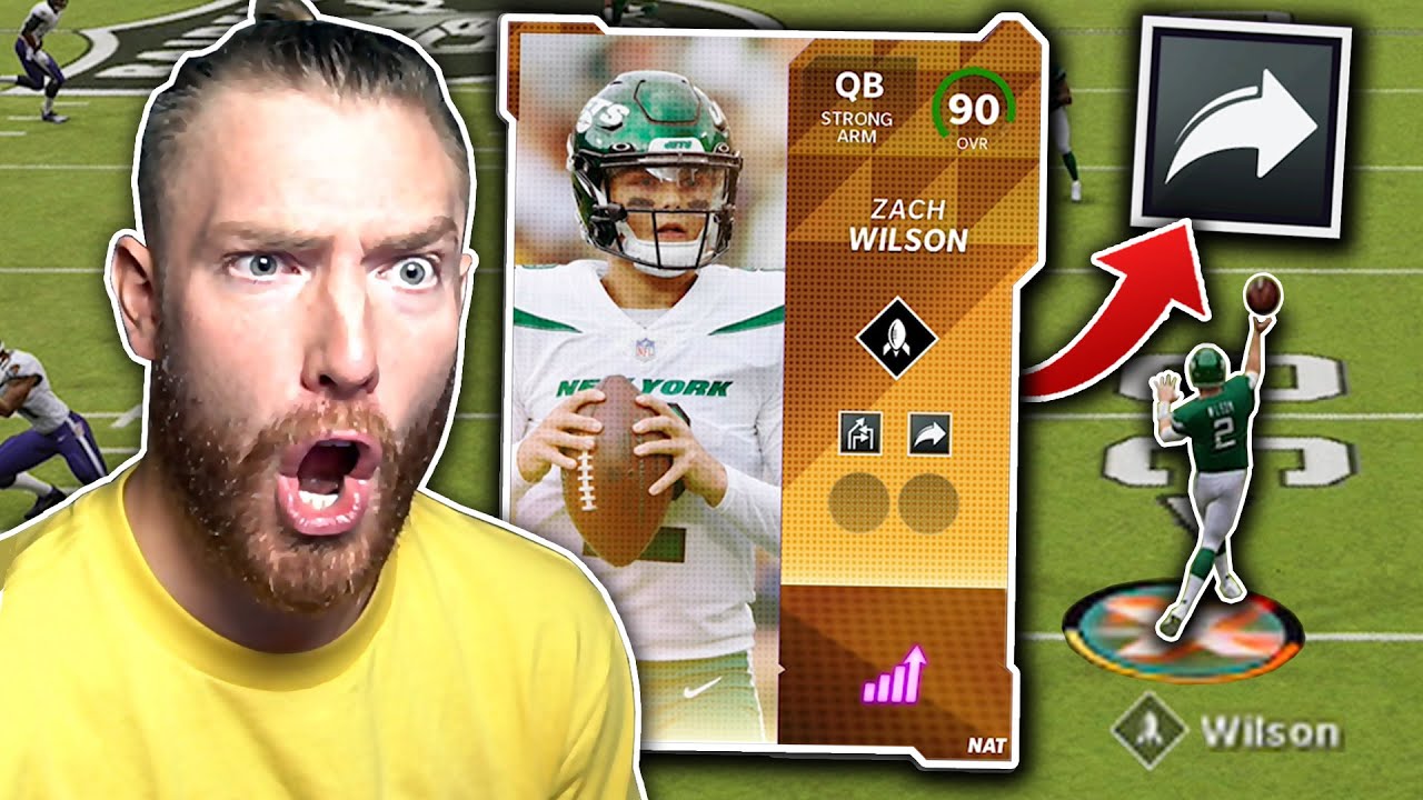 This Zach Wilson is the new best QB in MUT...