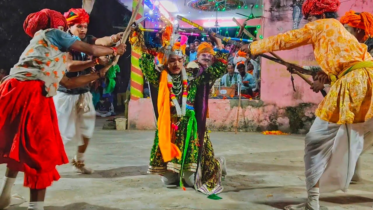 Vir tejaji maharaj ki katha ll मिणा चोर और तेजाजी महाराज कि लड़ाई फुल विडियो ll #adivasi #natak 