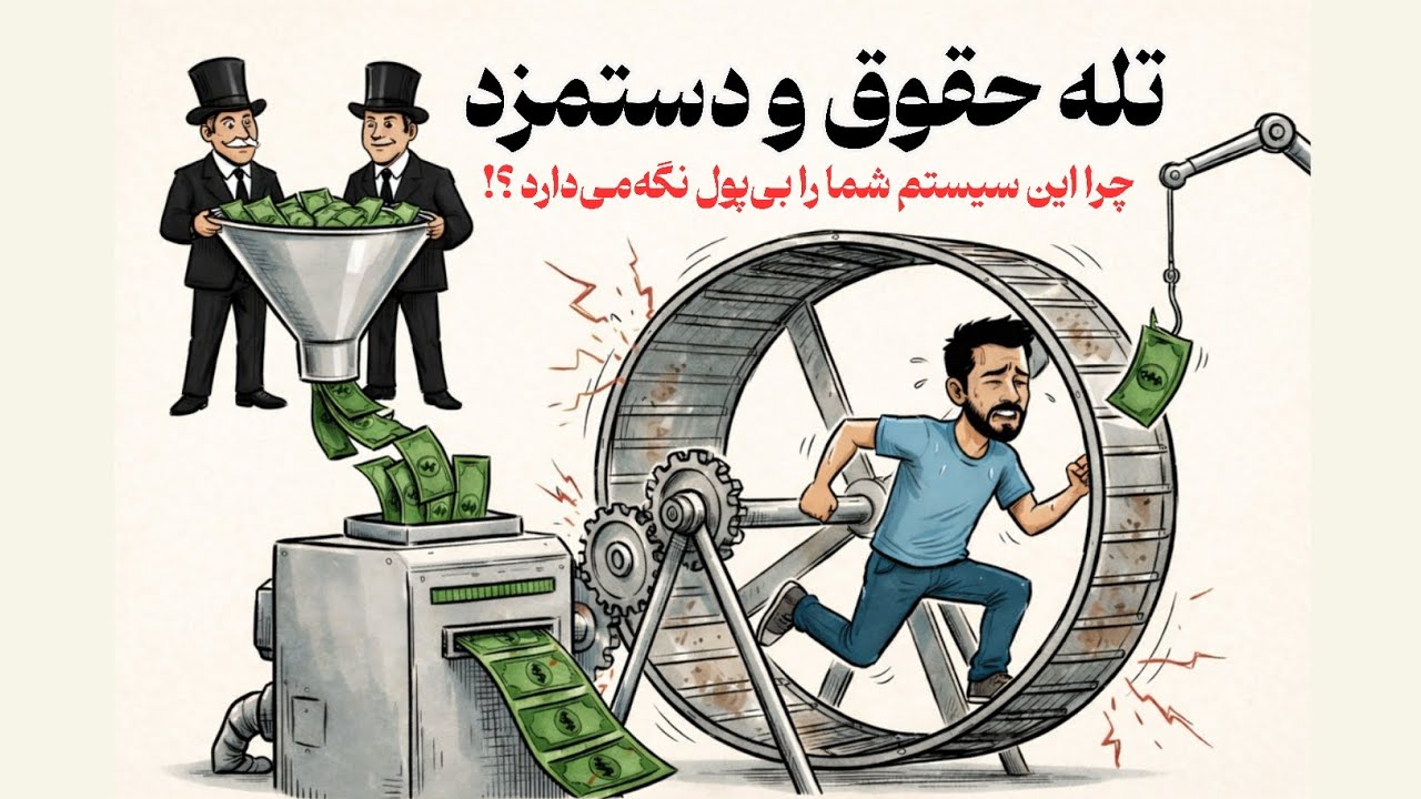 تله حقوق و دستمزد. چرا این سیستم شمارا بی‌پول نگه‌می‌دارد ؟!(وقتی درآمد بیشتر ، آزادی کمتری میاره)