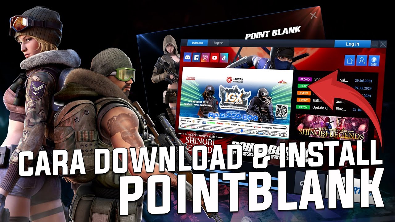 TERBARU CARA CEPAT DOWNLOAD DAN INSTALL POINT BLANK DI PC DAN DI LAPTOP DAN CARA BIKIN AKUN PB 2024