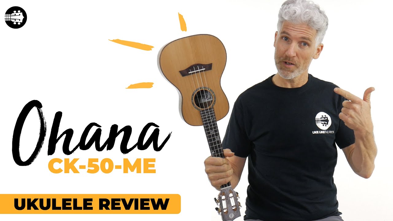 Ohana CK-50ME Concert Ukulele Solid Cedar Top | Super Ukulele Review 😎