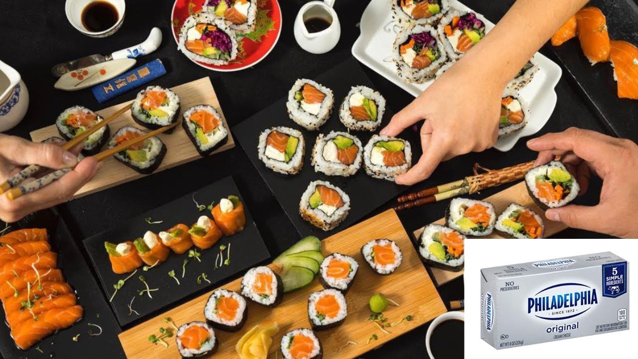 🔴​ QUESO PHILADELPHIA para Sushi 🔴​ convertir un queso crema #sushi