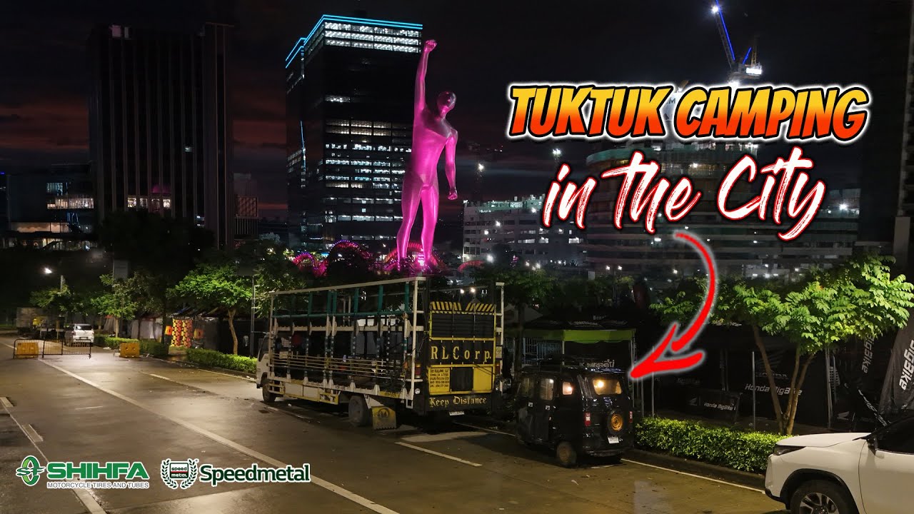 TUKTUK CAMPING IN THE CITY OF PASIG | Makina Moto Bazaar 2025 Shih Fa and Speed Metal Philippines