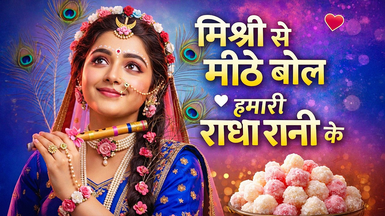 🌸 Mishri Se Mithe Bol Hamari Radha Rani Ke | Radha Rani Bhajan | Krishna Bhakti Song 2026