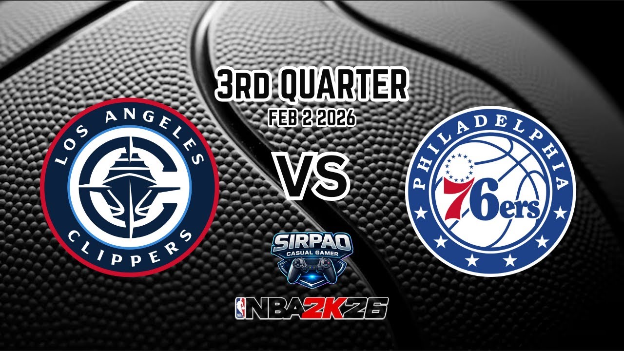Sixers vs Clippers | Q3 | NBA 2K26 Simulation