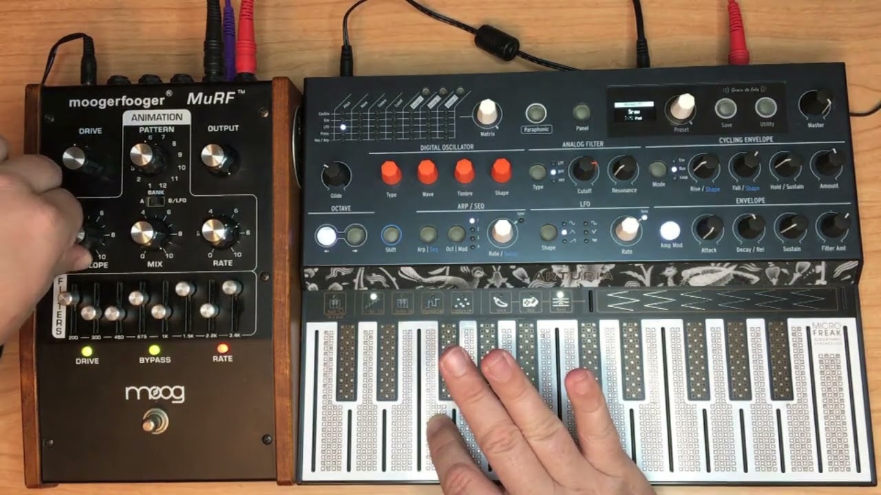 Arturia Microfreak thru Moog MuRF
