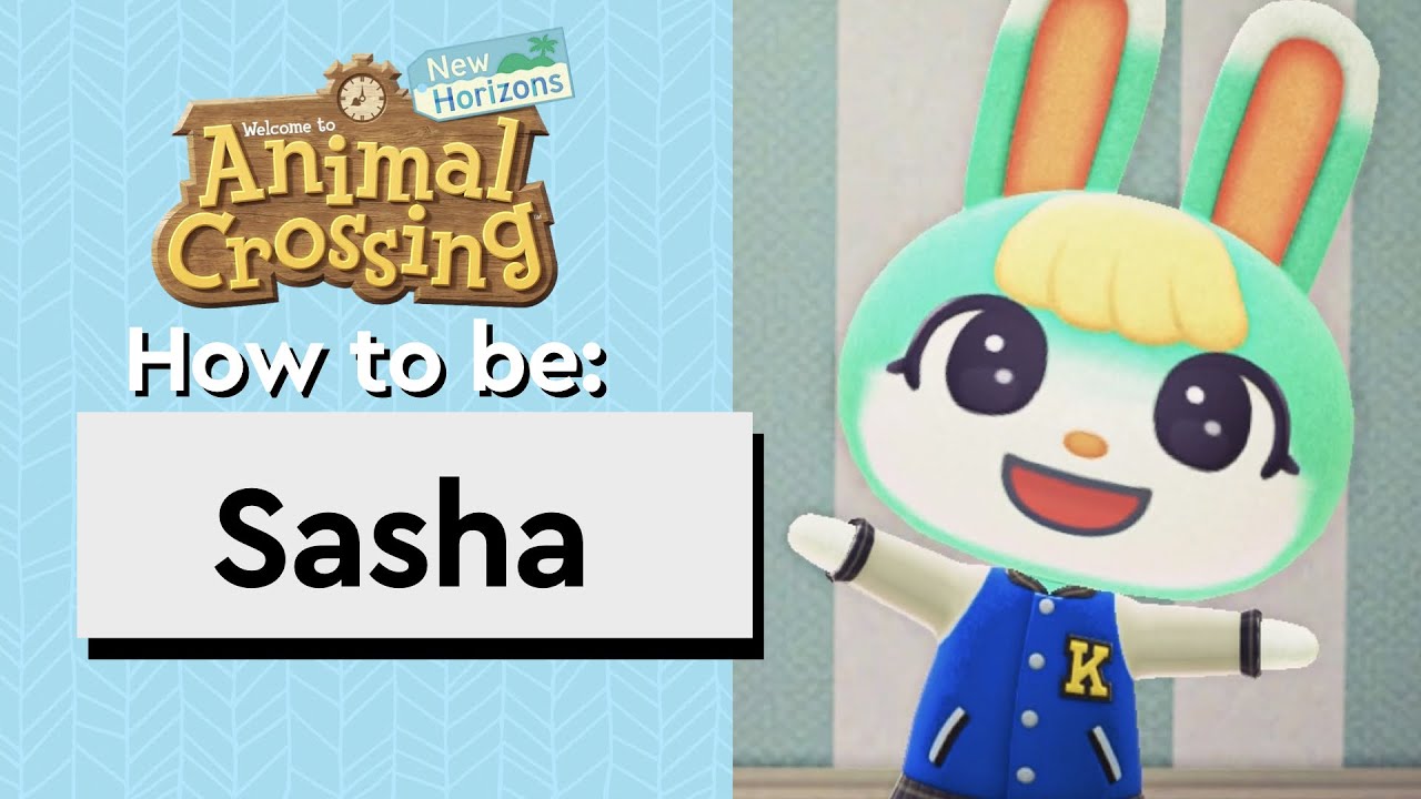 Sasha - Reactions, Gift guide, House & Bio | Animal Crossing - Lazy Rabbit Villager