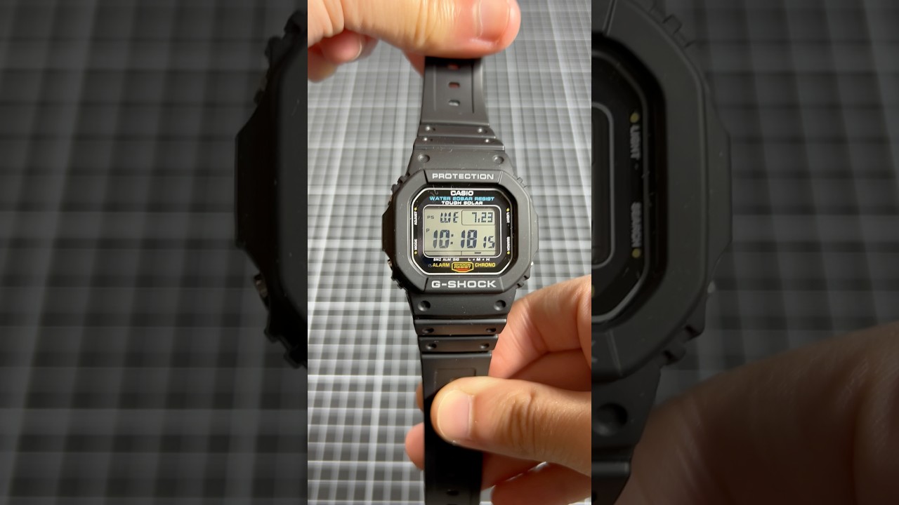Rel&oacute;gio Casio G-Shock G-5600UE-1DR Tough Solar
