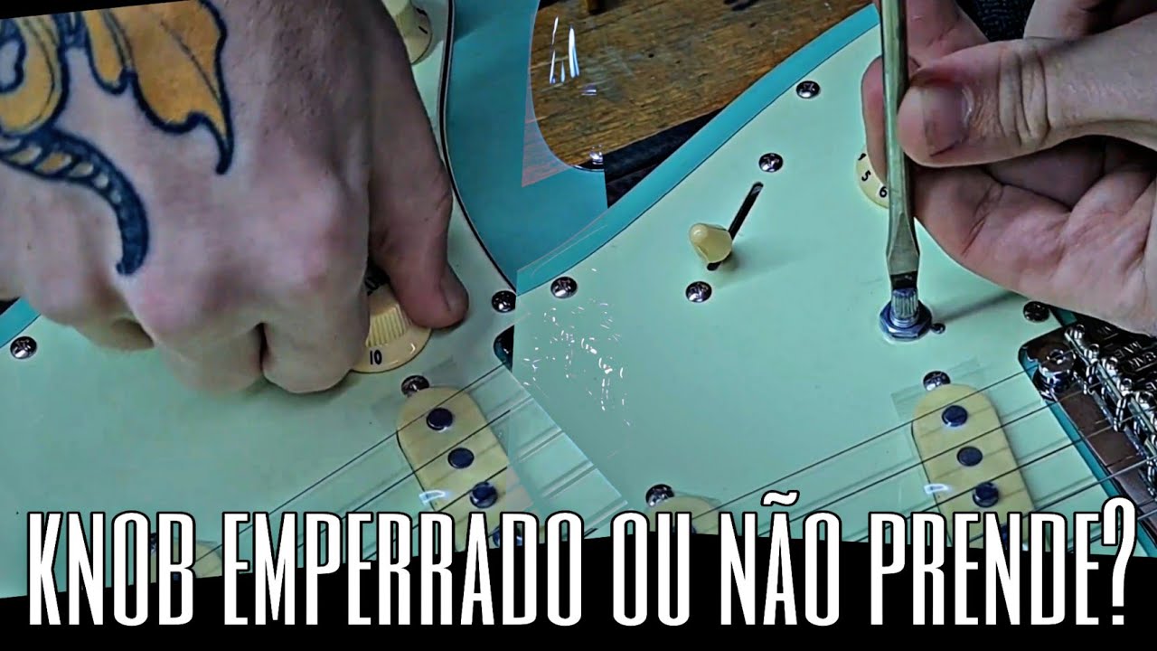 COMO TIRAR KNOB E TRAVAR NO POTENCIÔMETRO SEM DANIFICAR