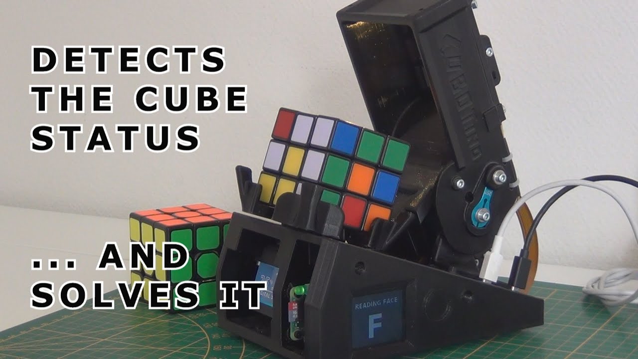 CUBOTino autonomous: A small, 3D printed, Rubik's cube robot  (Raspberry Pi Zero 2, PiCamera)