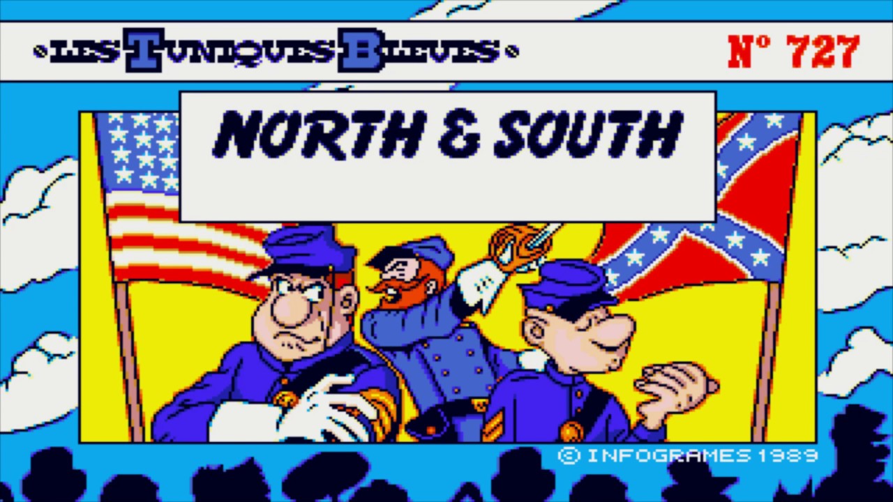 North & South Les tuniques bleues